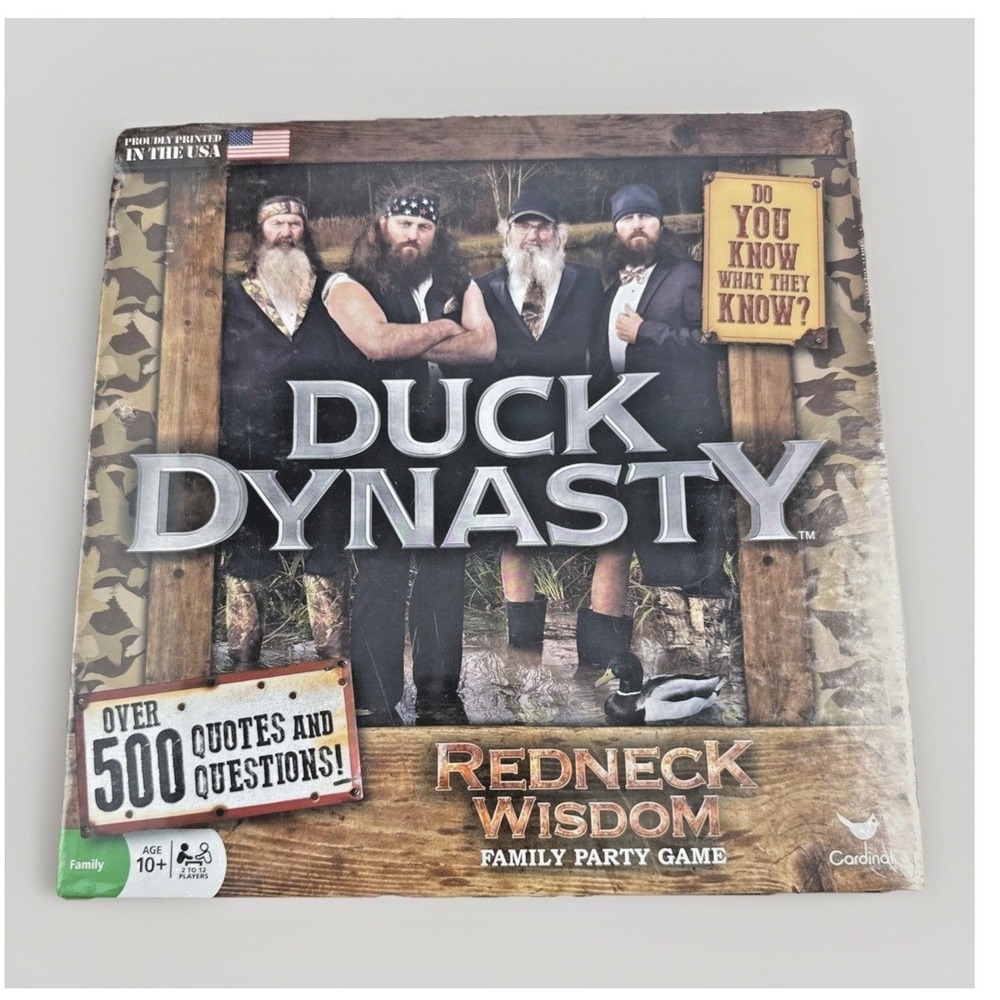 Duck Dynasty Redneck Wisdom Family Party Game Cardinal 80301 New Sealed